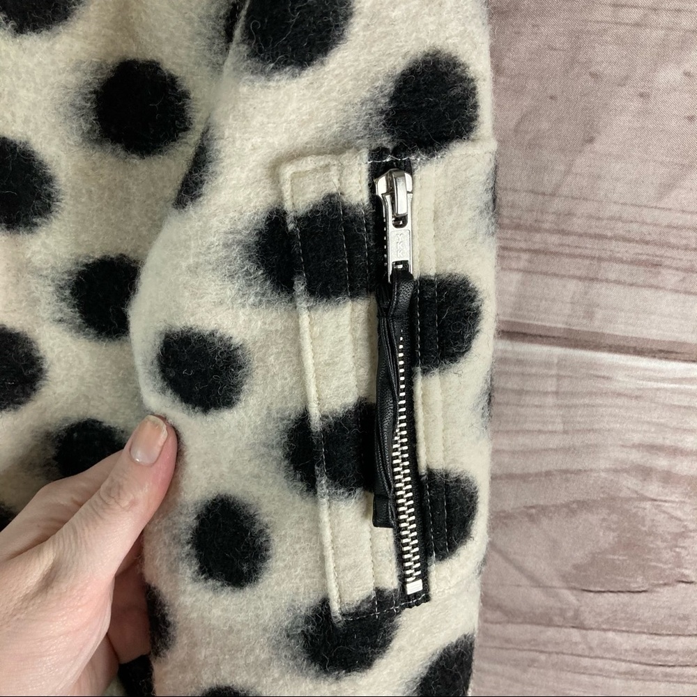 Obey La Ruine Wool Polka Dot Bomber Jacket - Picture 9 of 16